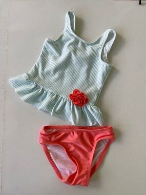 Cat & Jack 2 Piece Girls Tankini Swimsuit  2T